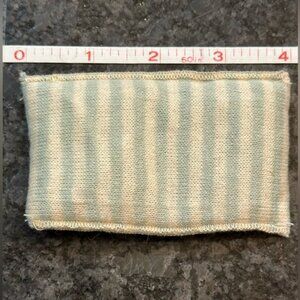 Maileg White & Blue Striped Pillow Mouse